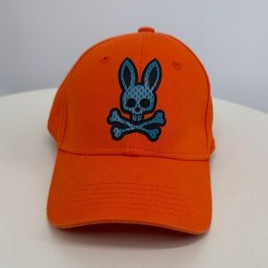 Boy’s Psycho Bunny Vibrant Orange Baseball Cap